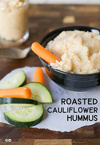 Roasted Cauliflower Hummus (Bean Free)