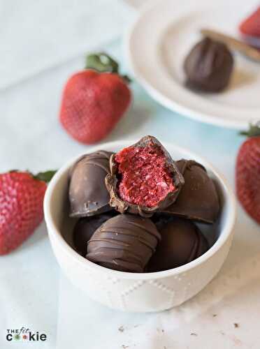 Strawberry Coconut Truffles (Vegan and Gluten Free)
