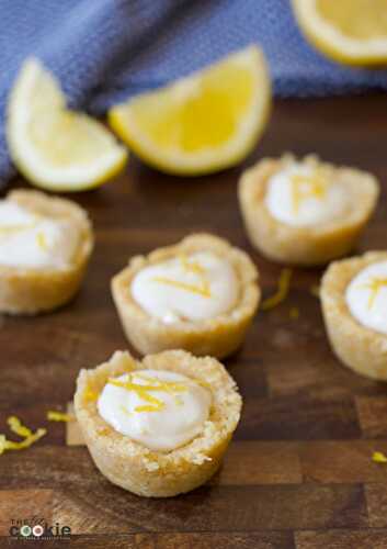 Mini No-Bake Lemon Tarts (Gluten Free & Vegan)