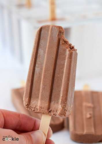 Dairy Free Dark Chocolate Popsicles (aka Fudgesicles)