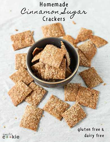 Homemade Cinnamon Sugar Crackers (Gluten Free)