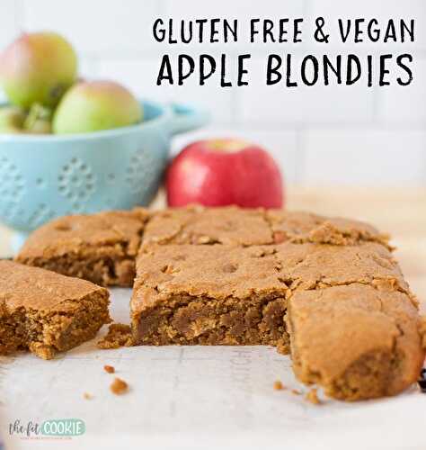 Gluten Free Apple Blondies