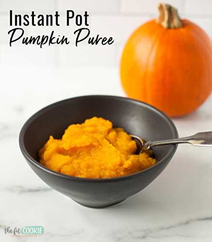 Instant Pot Pumpkin Puree