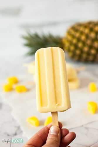 Pineapple Cream Popsicles (Dairy Free)