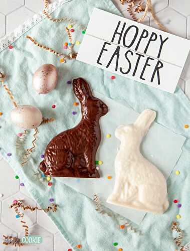 Homemade Dairy Free Chocolate Easter Bunny (3 Ways)
