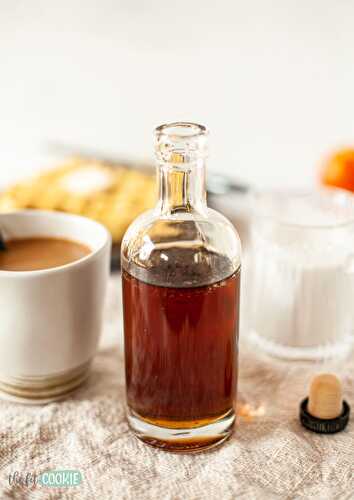 Homemade Vanilla Coffee Syrup (or Pancake Syrup)