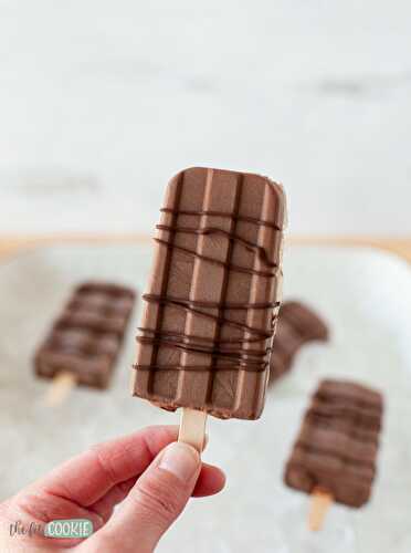 Healthy No Nut Butter Cup Fudgesicles (Dairy Free)