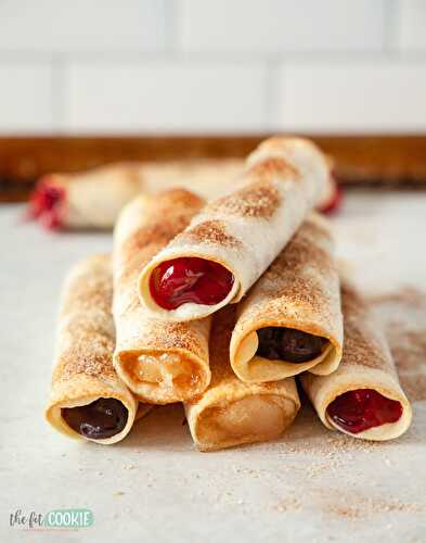 Easy Baked Fruit Flautas (Dairy Free)