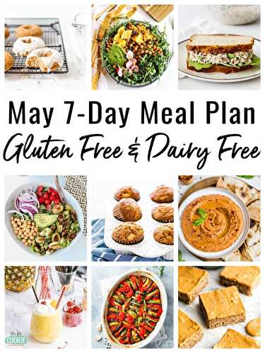 1-Week Gluten Free Dairy Free Meal Plan #2