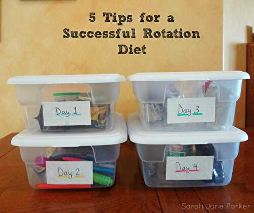 5 Tips for a Successful Rotation Diet - The Fit Cookie