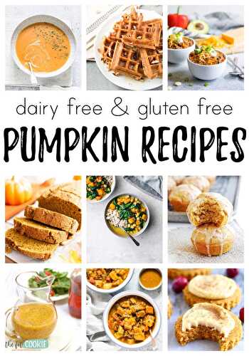 60+ Gluten Free and Dairy Free Pumpkin Recipes