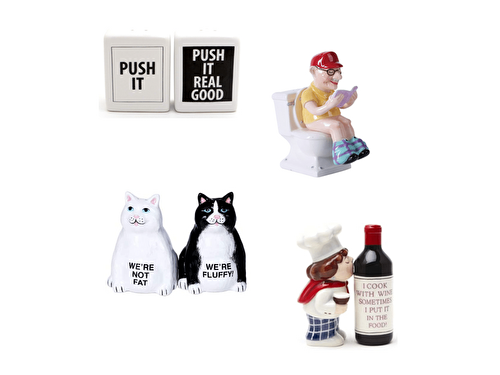 Funny Salt and Pepper Shakers - The Flavor Dance