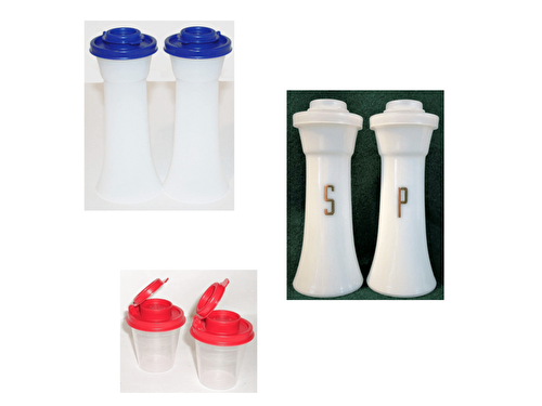 Tupperware Salt and Pepper Shakers - The Flavor Dance