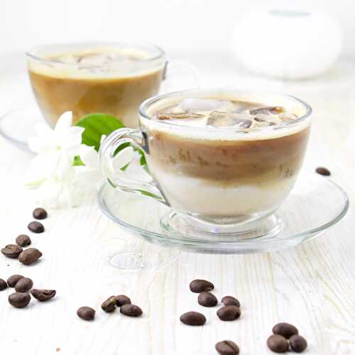 Cappuccino on the rocks