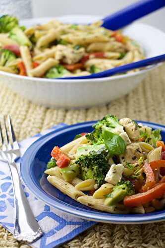 Mediterranean pasta salad