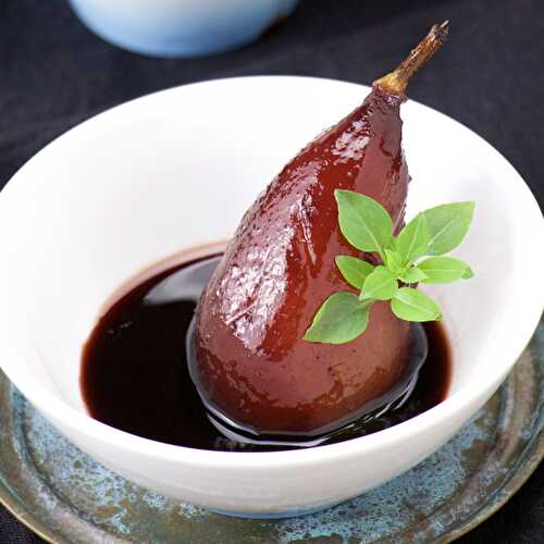 Pears in Red Wine