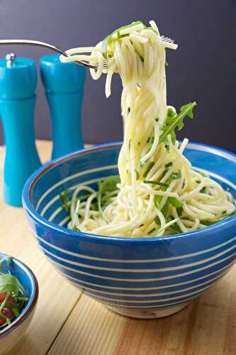 Roquefort and Arugula Pasta