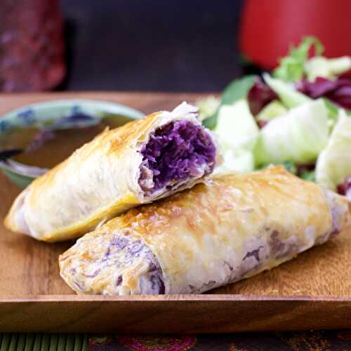 Skinny Purple Egg Rolls