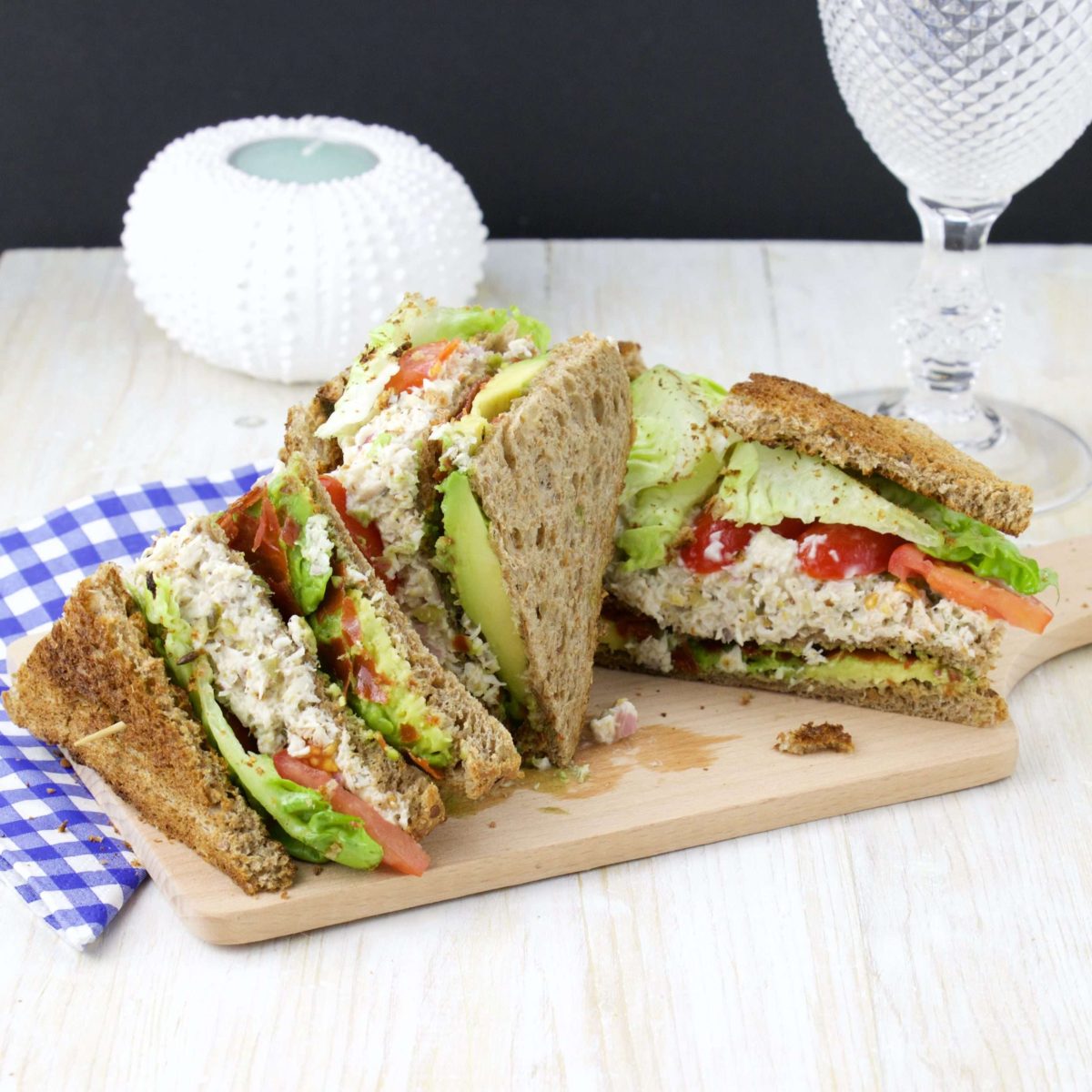 Avocado Club Sandwich