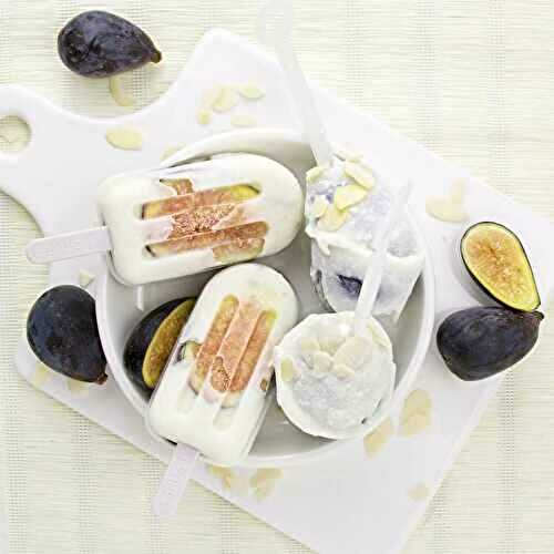 Fig, Honey and Goat Cheese Popsicles