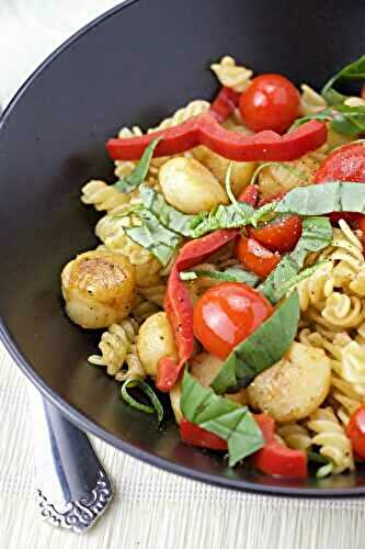 Flamed Scallops Pasta