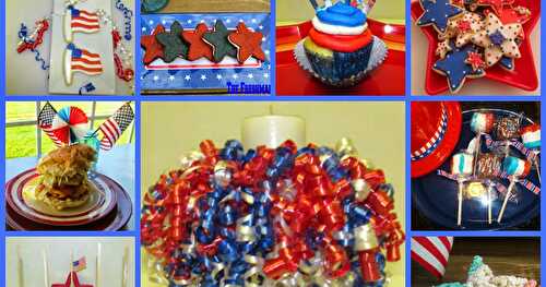 A Round~Up of Red, White and Blue Treats