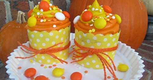 Candy Corn Cupcakes!
