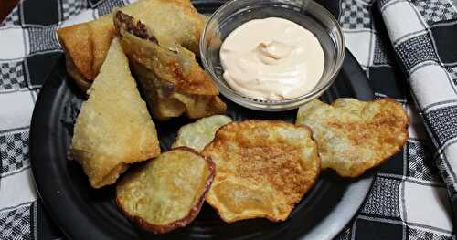 Cheese Steak Egg Rolls / #NewYearsAppetizers