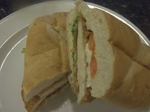 Chicken Caprese Sandwich