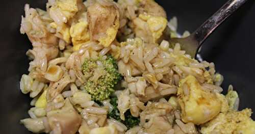 Chicken Teriyaki Fried Rice/#OurDinnerTable