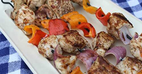 Chipotle Chicken Kabobs / #BBQWeek