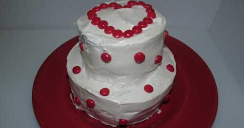 Chocolate Cake w/ Cherry Filling and Cream Cheese Frosting