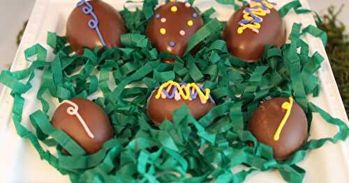 Chocolate Filled Easter Eggs