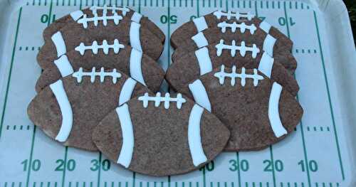 Chocolate Football Cookies/ #SundaySupper