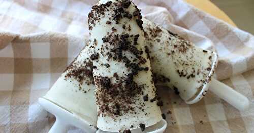 Cookies and Cream Frozen Pudding Pops  / #15 Minute Friday