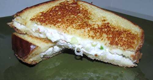 Crab Rangoon Grilled Cheese Sandwich~A Crazy Cooking Challenge