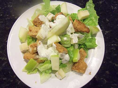 Crisp Green Chicken Salad with Apple & Brie