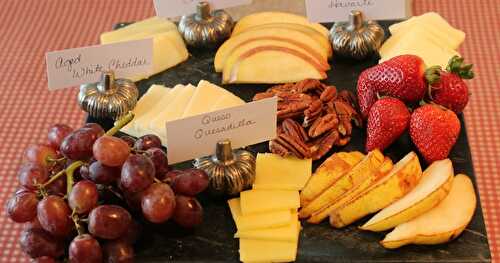 Fruit and Cheese Platter/#SundaySupper 