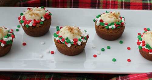 Gingerbread Cookie Cups w/ Tapioca Pudding / #SundaySupper