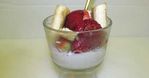 Grilled Fruit Sundae!