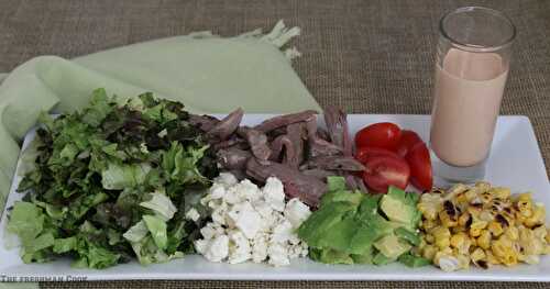 Grilled Tri Tip and Roasted Corn Salad / #SundaySupper