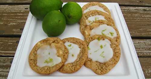 Lime and White Chocolate Cookies