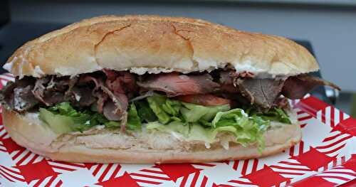London Broil Steak Sandwiches / #BBQWeek