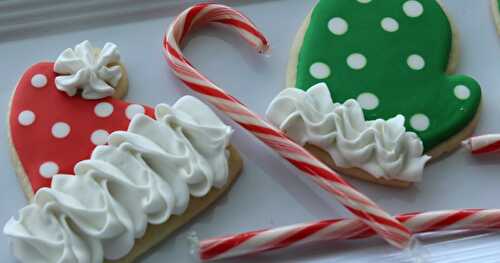 Mittens and Hats Sugar Cookies/ #FBCookieSwap