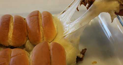 Pull Apart North Carolina BBQ Sliders / #SundaySupper