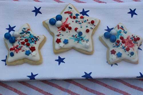 Red, White and Blue Celebration Cookies