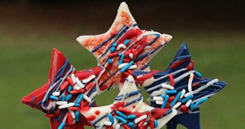 Red, White and Blue Shooting Stars / #SundaySupper