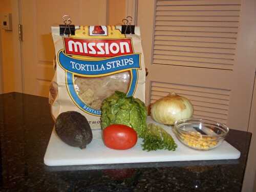 Salad w/ Homemade Chunky Mango Citrus Dressing