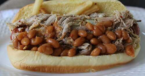 Southern Pork and Slaw Dog / #CookoutWeek
