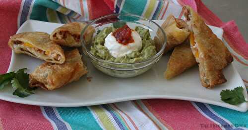 Southwestern Shrimp Spring Rolls / #SundaySupper